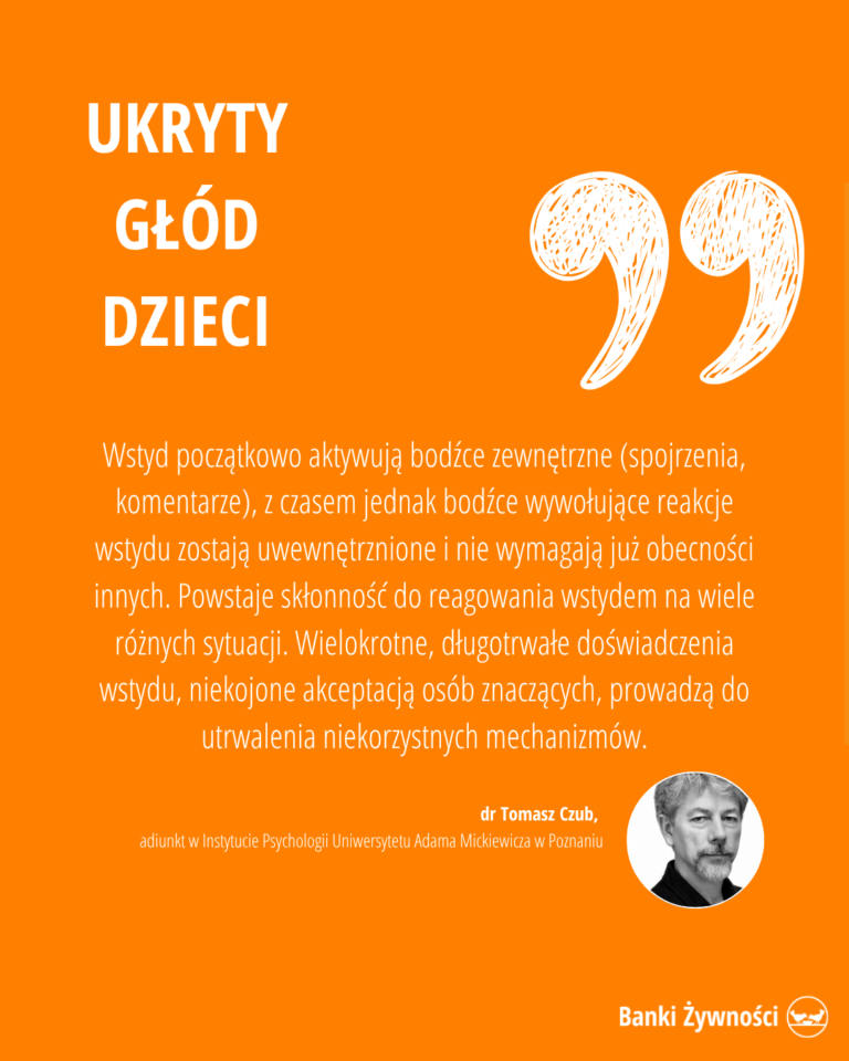 ROZDZIAŁ: „WSTYD SILNIEJSZY NIŻ GŁÓD” POST EKSPERCKI