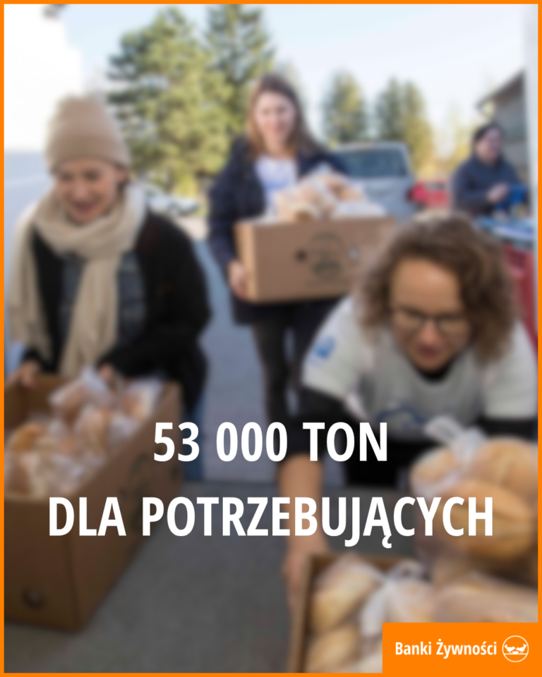 Za każdą przekazaną paczką żywności stoją setki działań